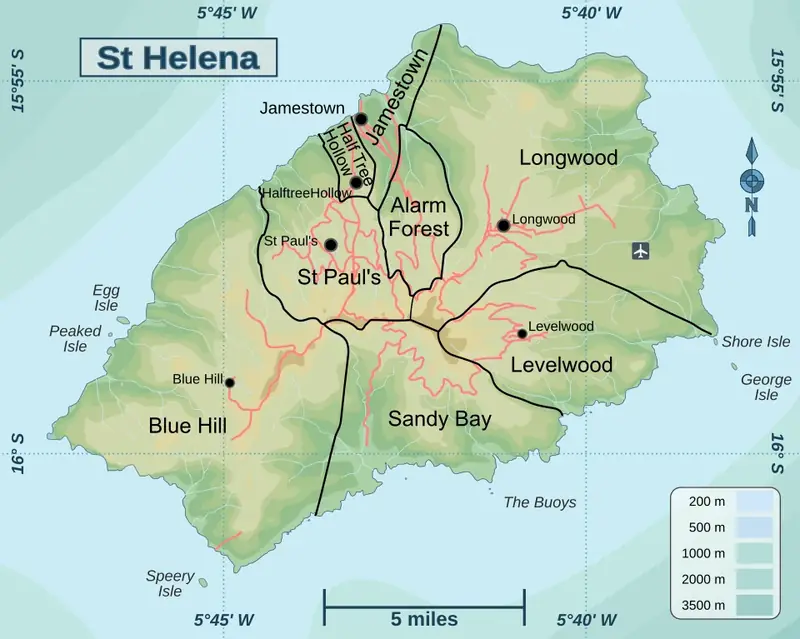 St. Helena(Jamestown), Ascension and Tristan da Cunha
